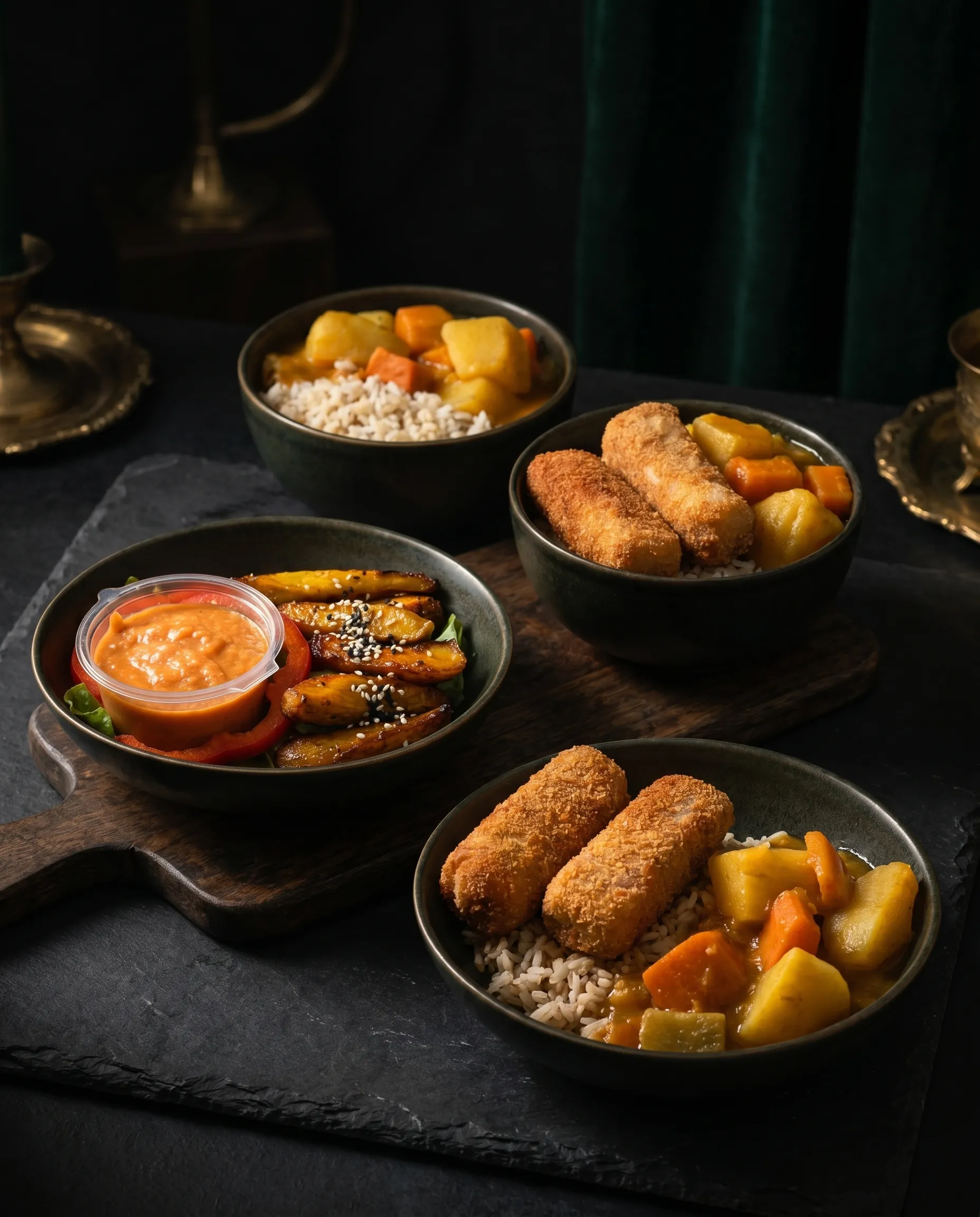 A plant-based dish from Grow Vegan Home Cafe