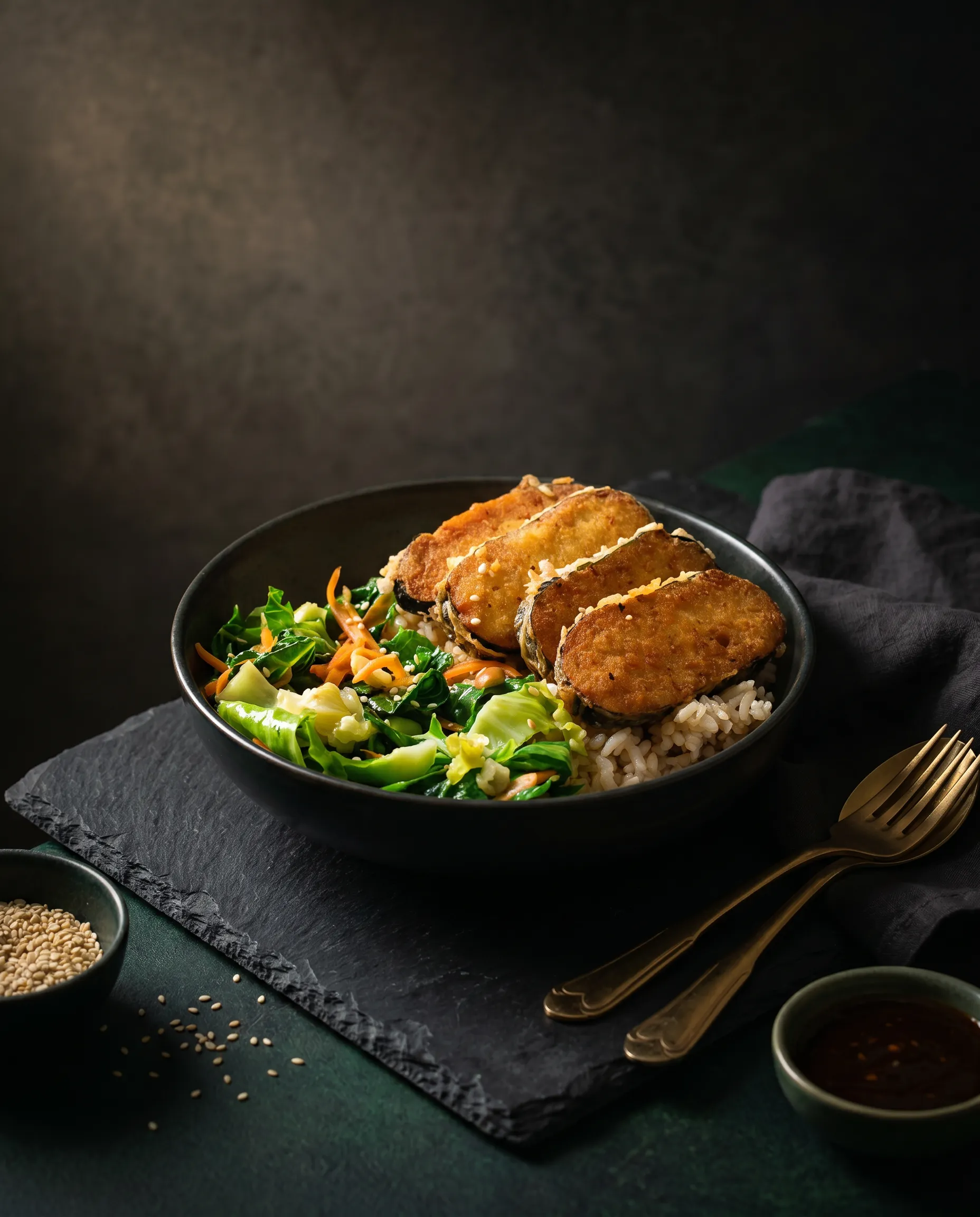 A plant-based dish from Grow Vegan Home Cafe