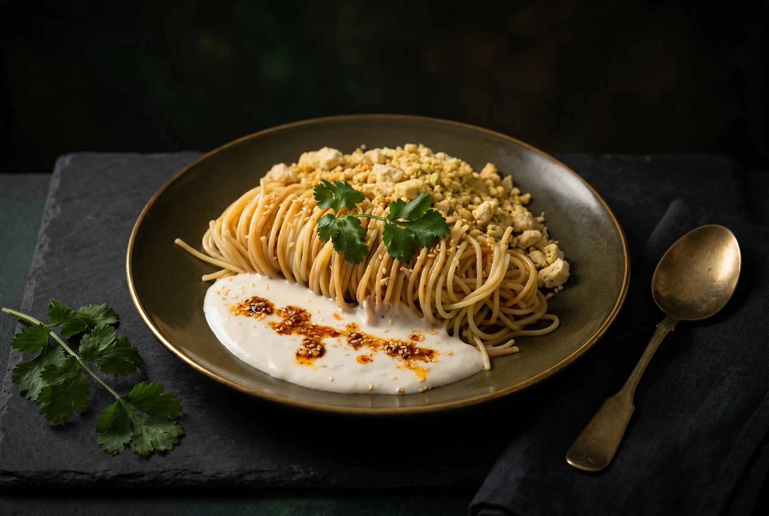 A plant-based dish from Grow Vegan Home Cafe