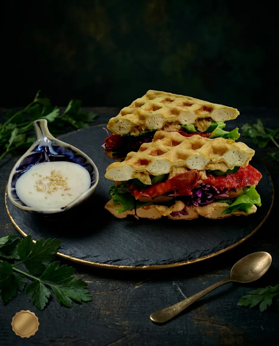 A plant-based dish from Grow Vegan Home Cafe, plated