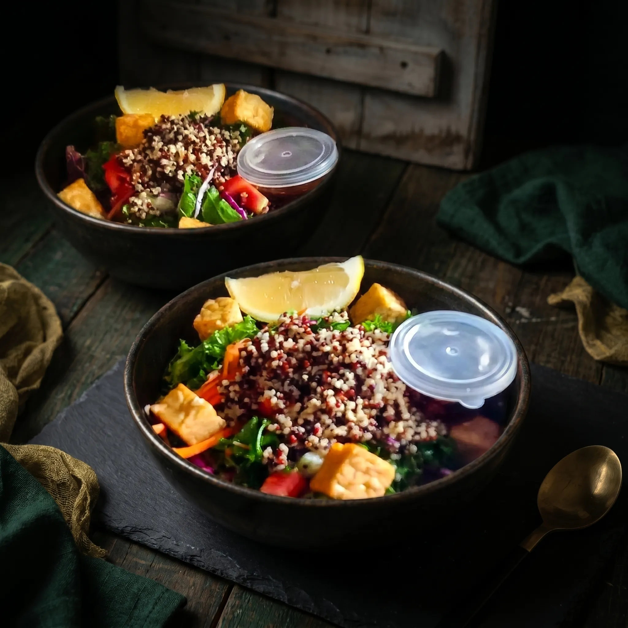 A plant-based dish from Grow Vegan Home Cafe