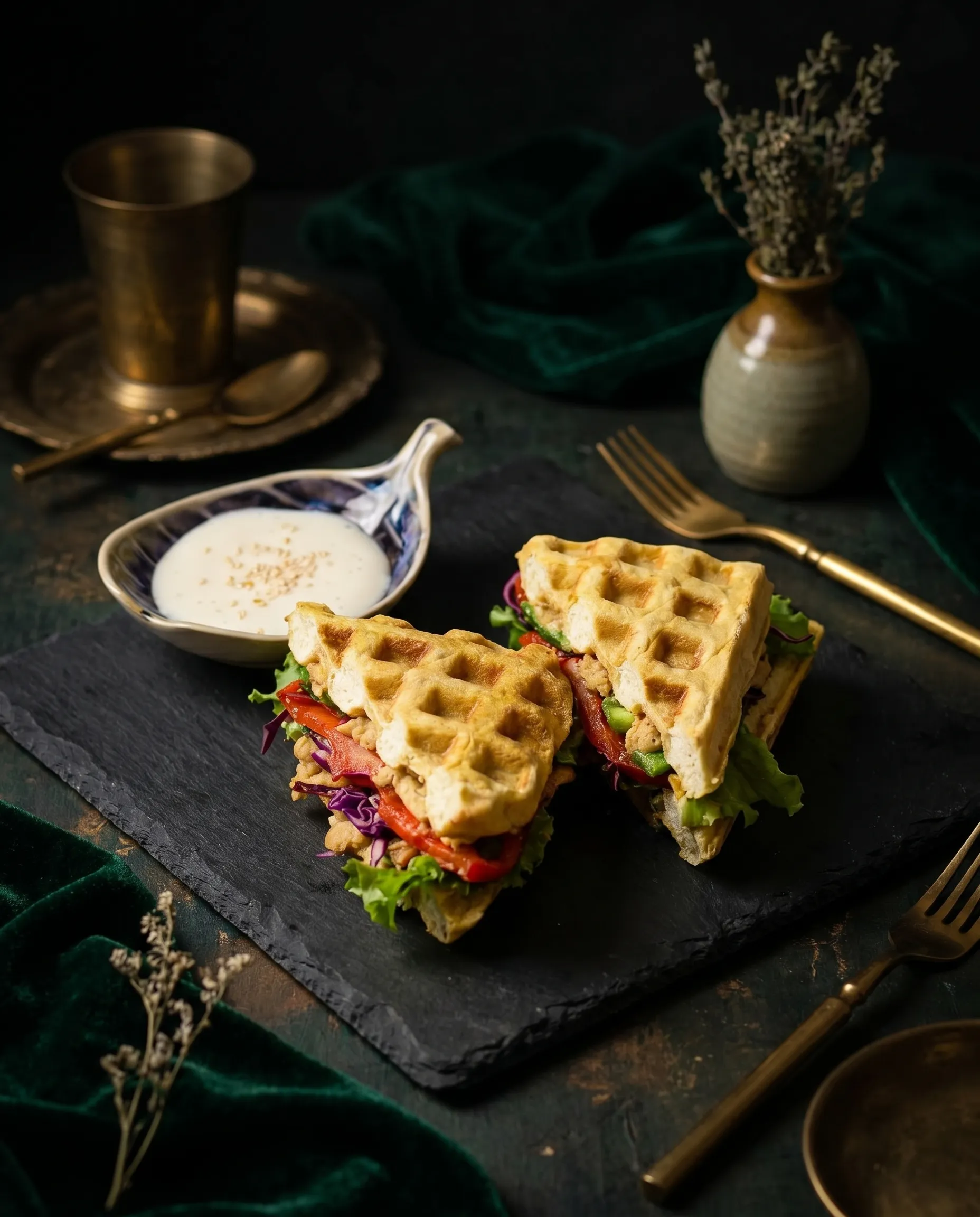 A plant-based dish from Grow Vegan Home Cafe