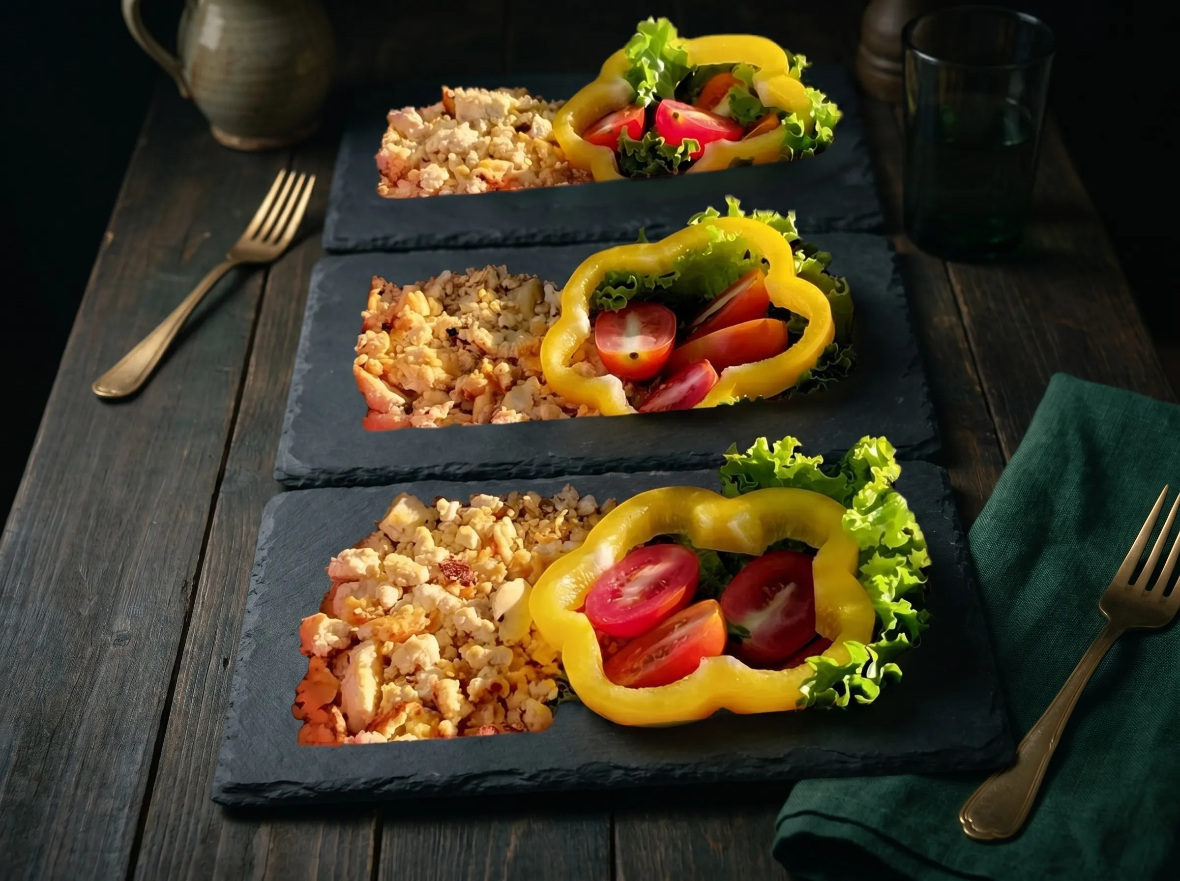 A plant-based dish from Grow Vegan Home Cafe