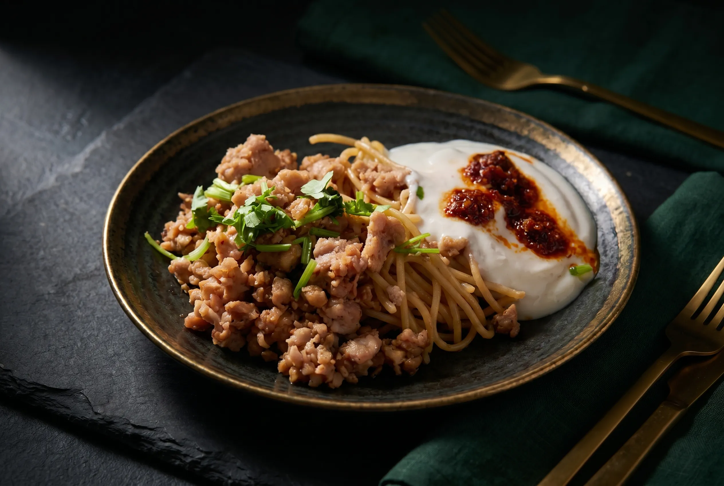 A plant-based dish from Grow Vegan Home Cafe